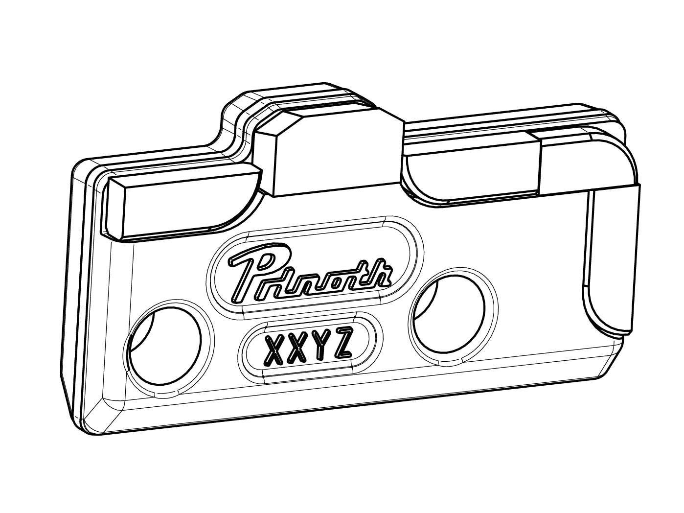 Prinoth Right Wiper carbide BCS04