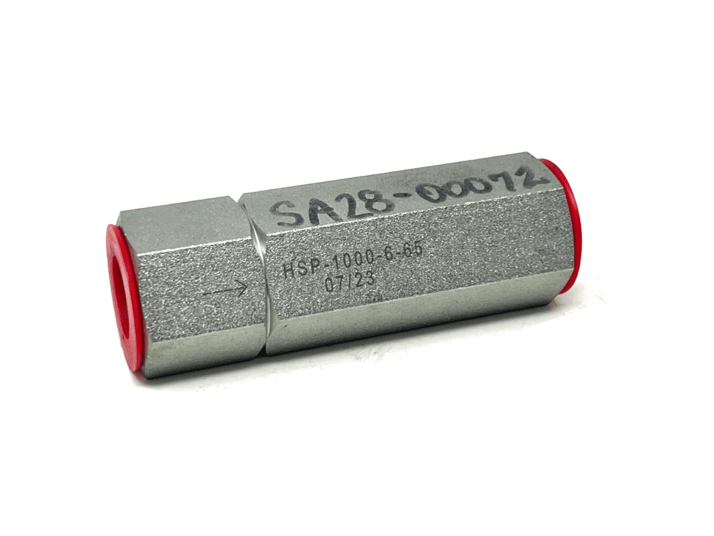 Case Drain Relief Check Valve